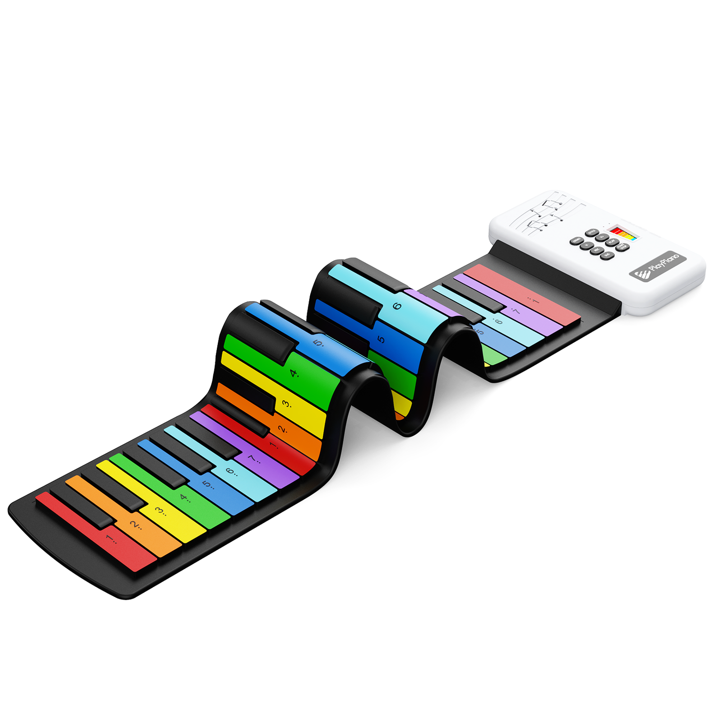 49 Key Roll Up Keyboard Piano, Portable Digital Electric Foldable Piano Keyboard, Rechargeable