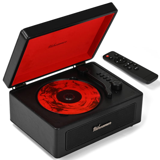 Udreamer Portable CD Players for Home Stereos, Home CD player Portable,CD player with Bluetooth,Stereos for Home | Black