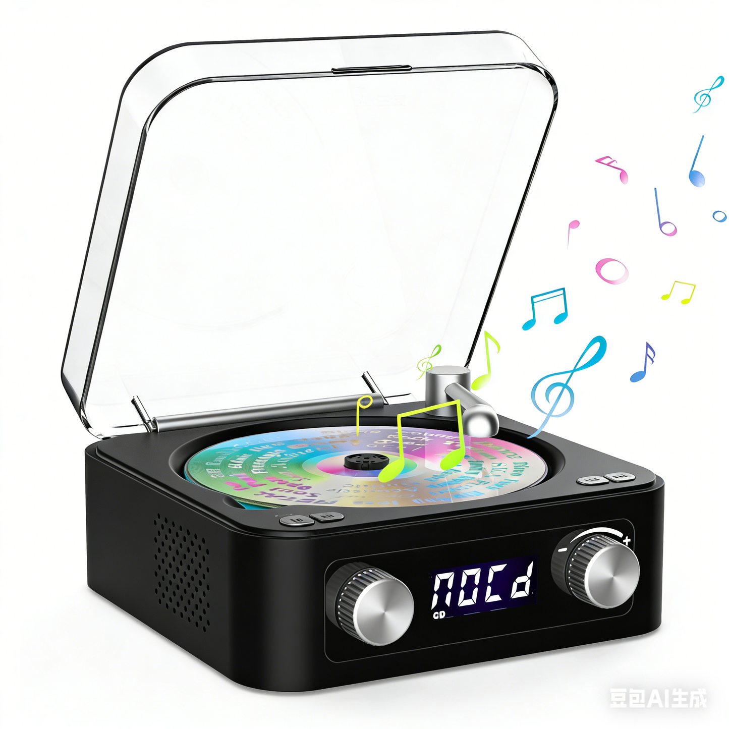 Udreamer CD Players for Home,Digital Portable CD Player with Bluetooth Hi-Fi Stereo Sound,Remote Control, Support AUX/USB, Headphone Jack,Purple