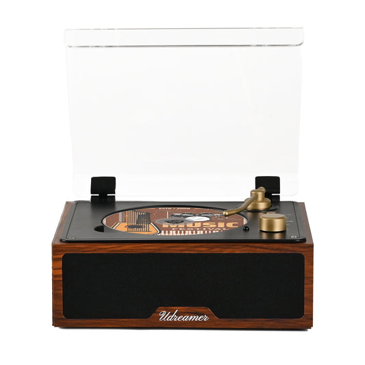 Udreamer Portable CD Players for Home, with Bluetooth &Hi-Fi Stereo Speakers,Remote Control | Black