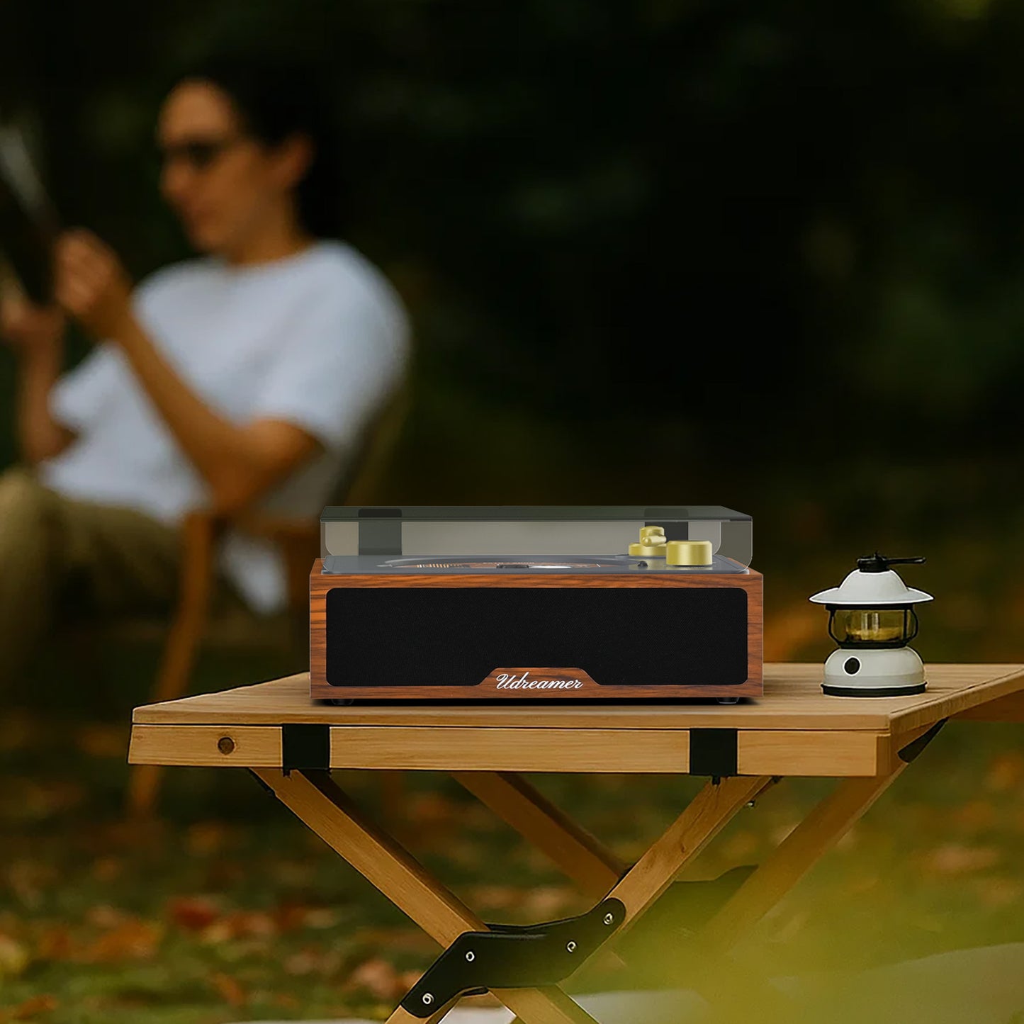 Udreamer Portable CD Players for Home, with Bluetooth &Hi-Fi Stereo Speakers,Remote Control | Black