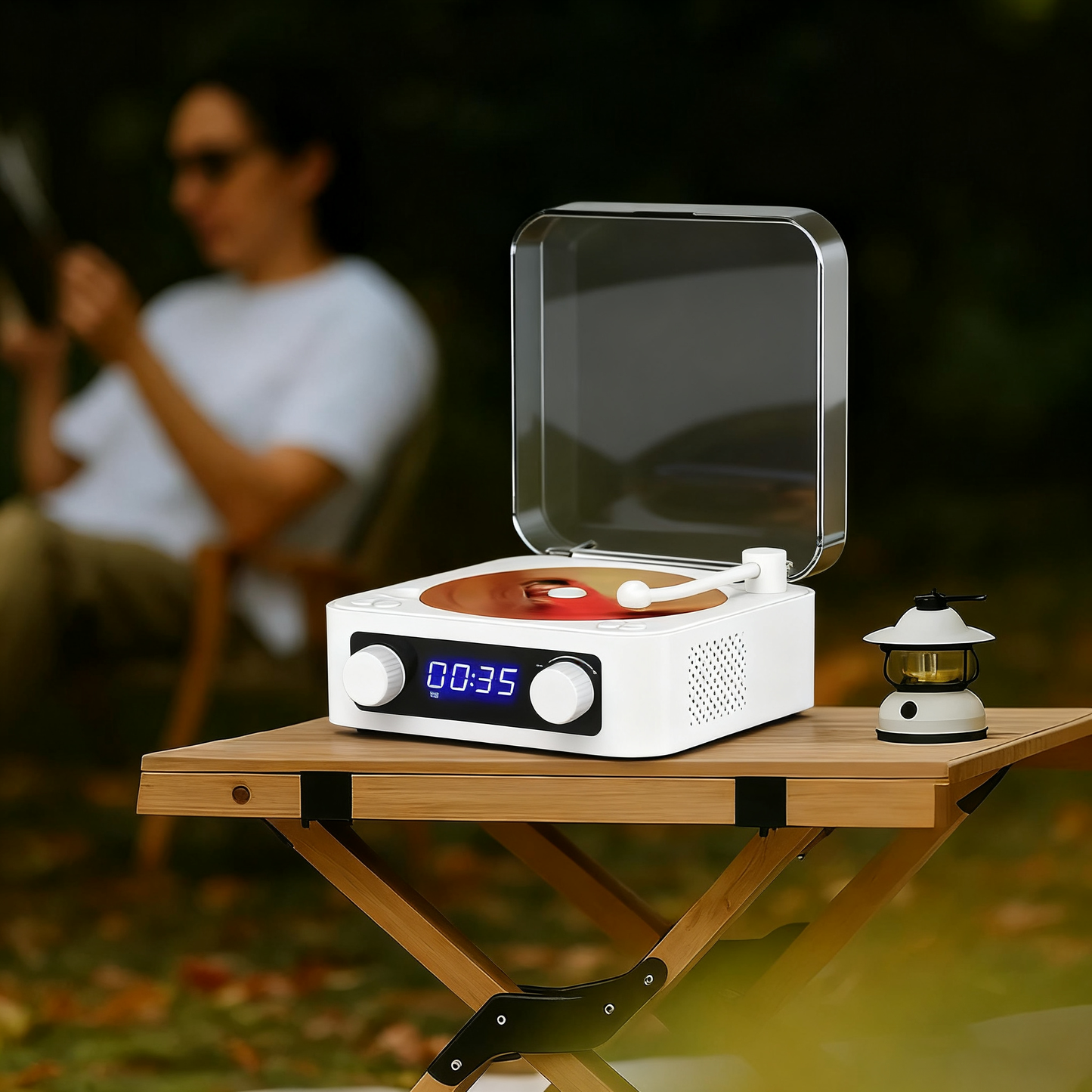 Udreamer CD Players for Home,Digital Portable CD Player with Bluetooth Hi-Fi Stereo Sound,Remote Control, Support AUX/USB, Headphone Jack,Lighting